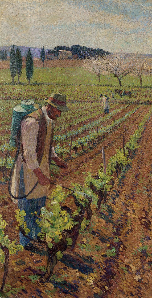 Sulfatace; Le sulfatage, kolem roku 1925 od Henri Martin