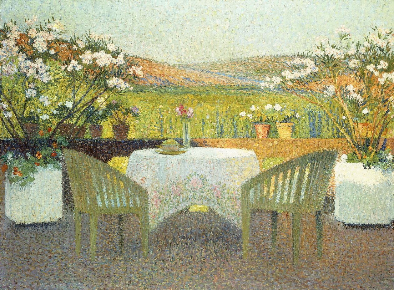 Terasa na slunci; La Terrasse en Soleil Lee, 1920 od Henri Martin