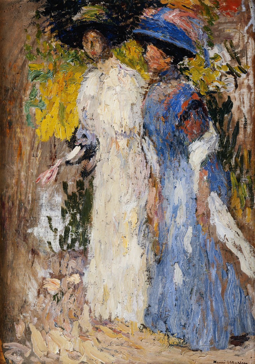 Chůze; La Promenade, od Henri Martin