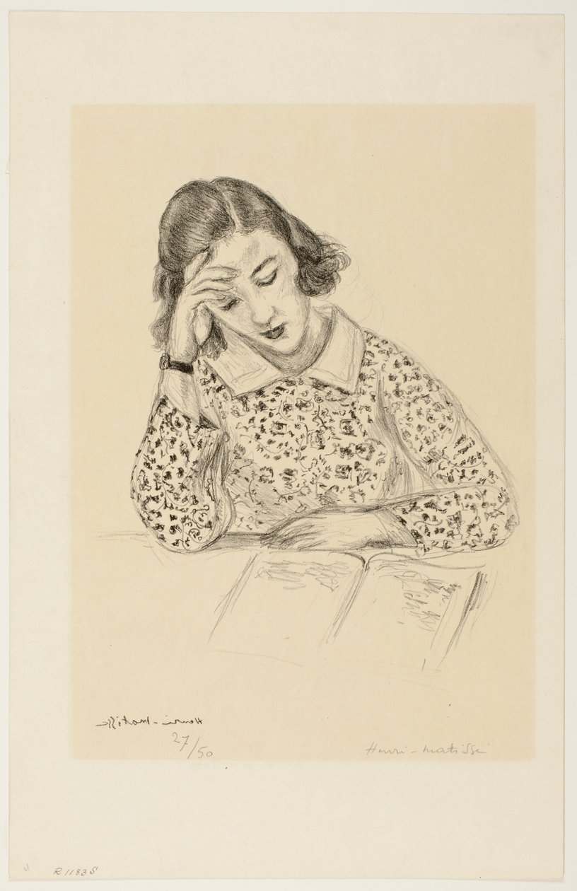 Dívka při čtení od Henri Matisse
