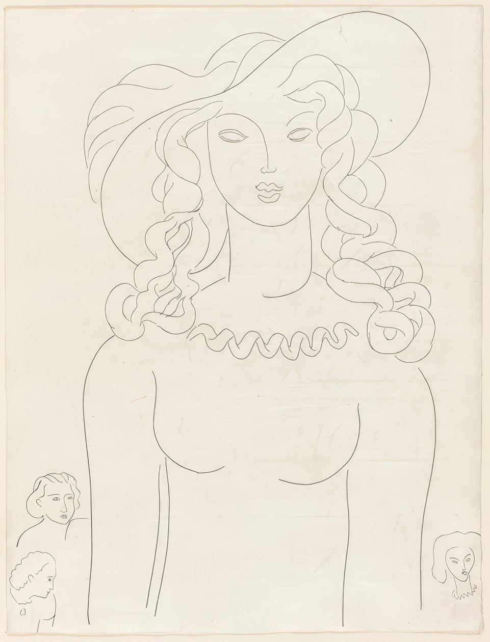 Zjevení, třetí deska z Mallarméových básní od Henri Matisse