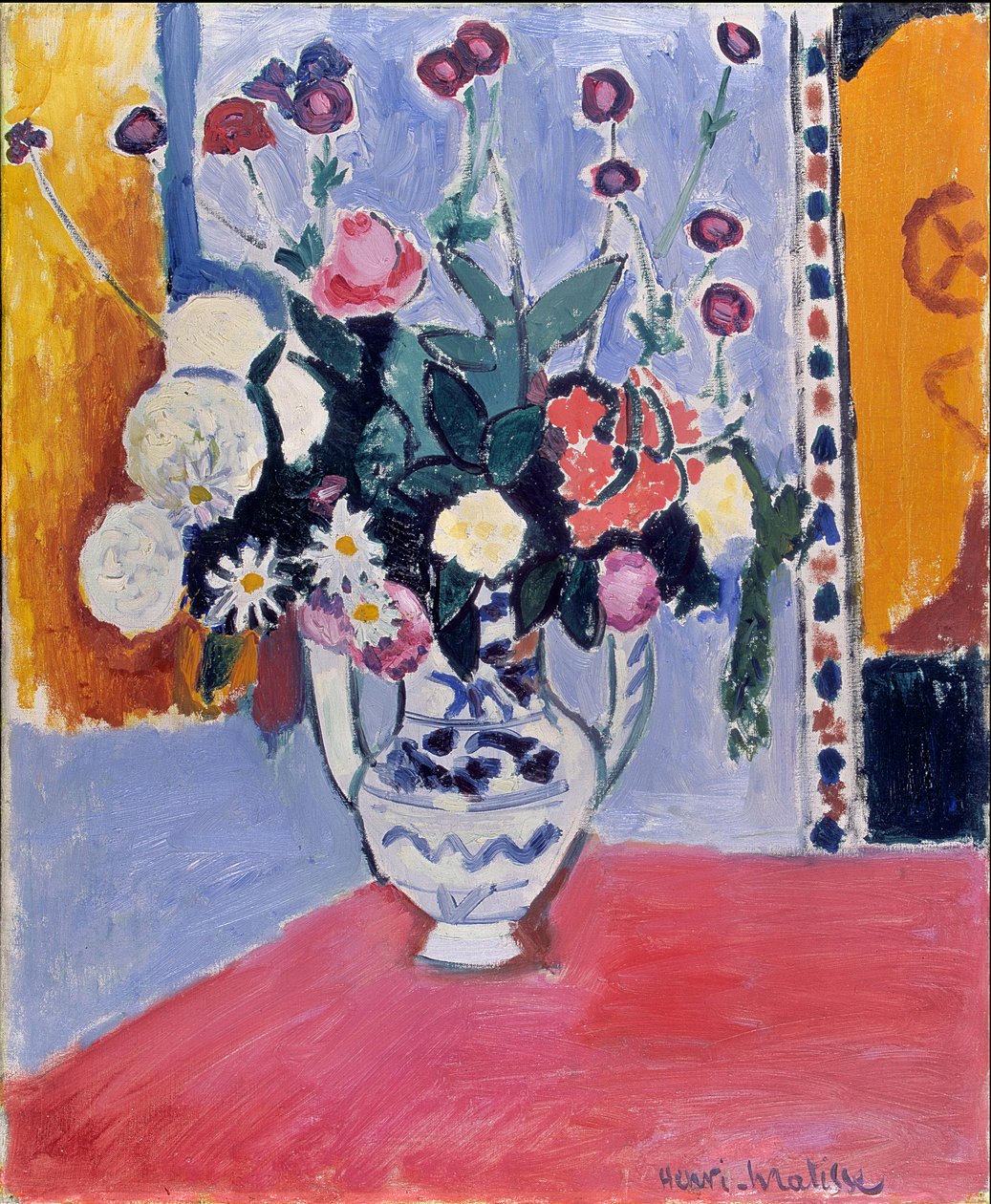 Kytice (váza se dvěma uchy) od Henri Matisse