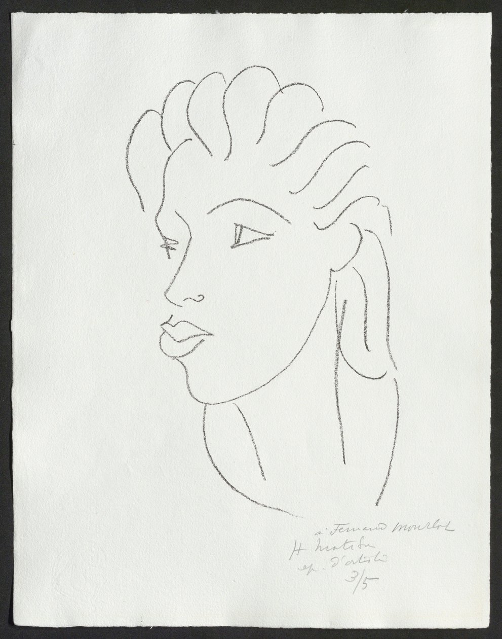 Číňanka s pruhovanými vlasy od Henri Matisse