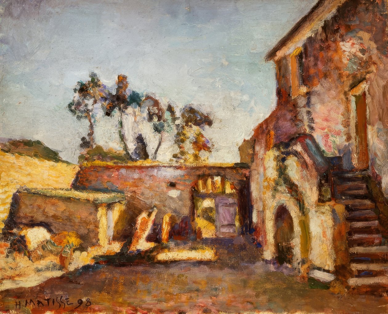 Nádvoří mlýna v Ajacciu od Henri Matisse