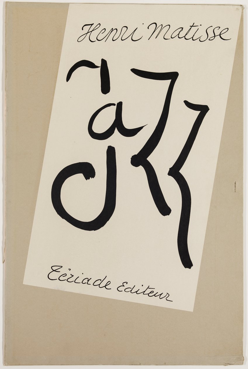 Obálka časopisu Jazz, cca 1947 (tisk) od Henri Matisse