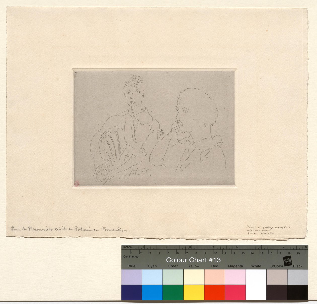 Dvojportrét Josette Grisové od Henri Matisse