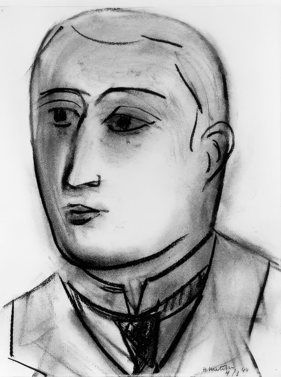 Studie k portrétu Guillauma Apollinaira od Henri Matisse