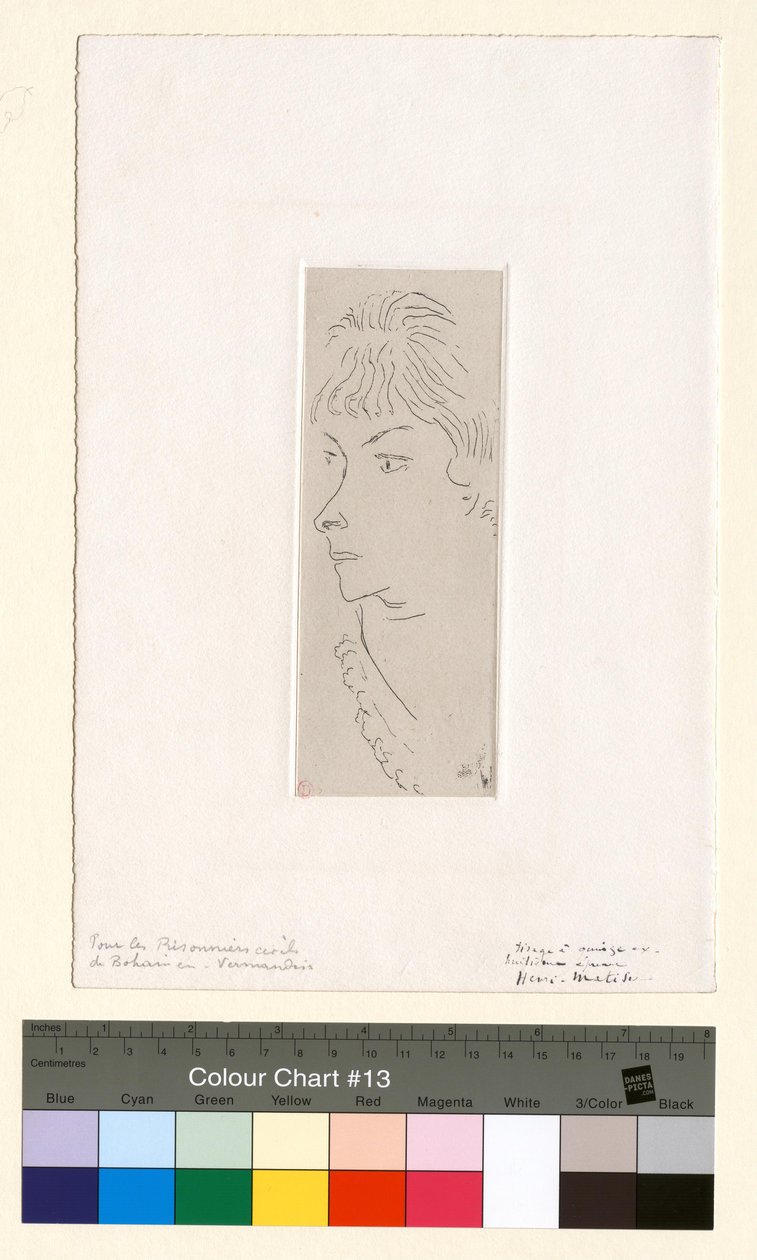Fanny ve tříčtvrtečním pohledu od Henri Matisse