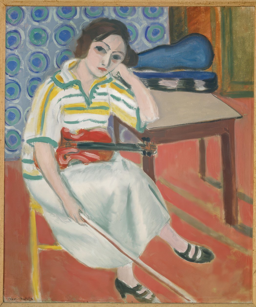 Žena s houslemi od Henri Matisse