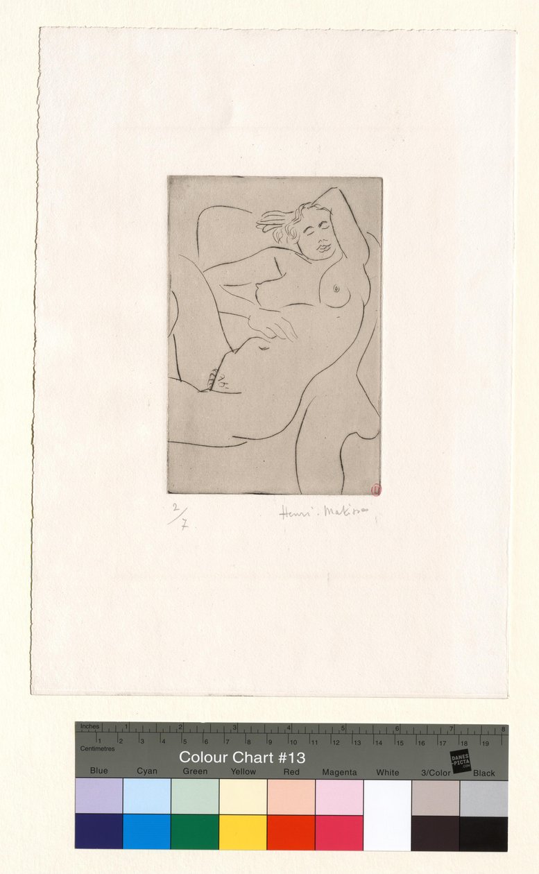 Spící postava od Henri Matisse