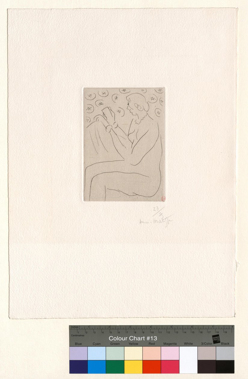 Postava, která čte od Henri Matisse