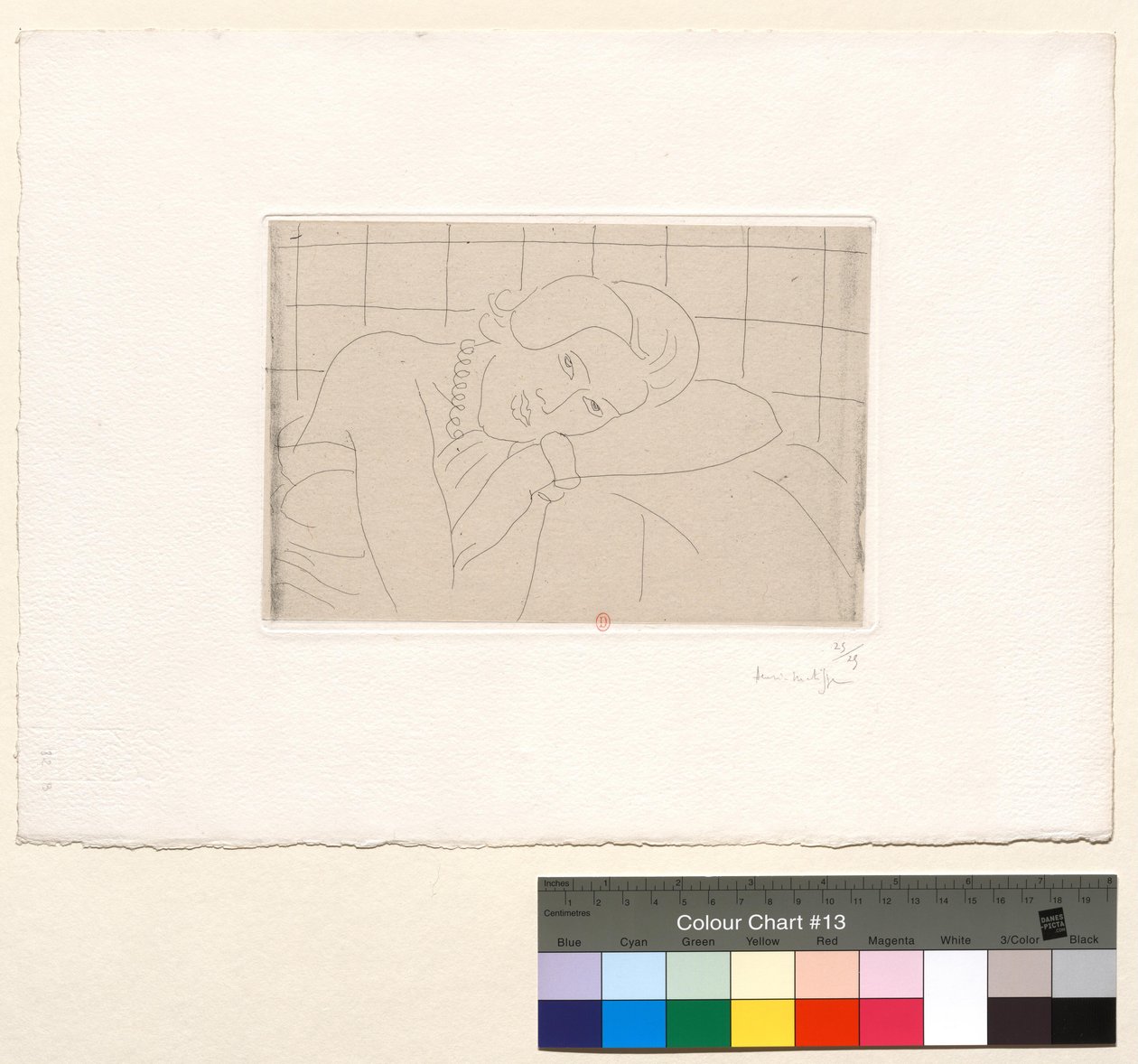 Postava s hlavou opřenou o levou paži od Henri Matisse