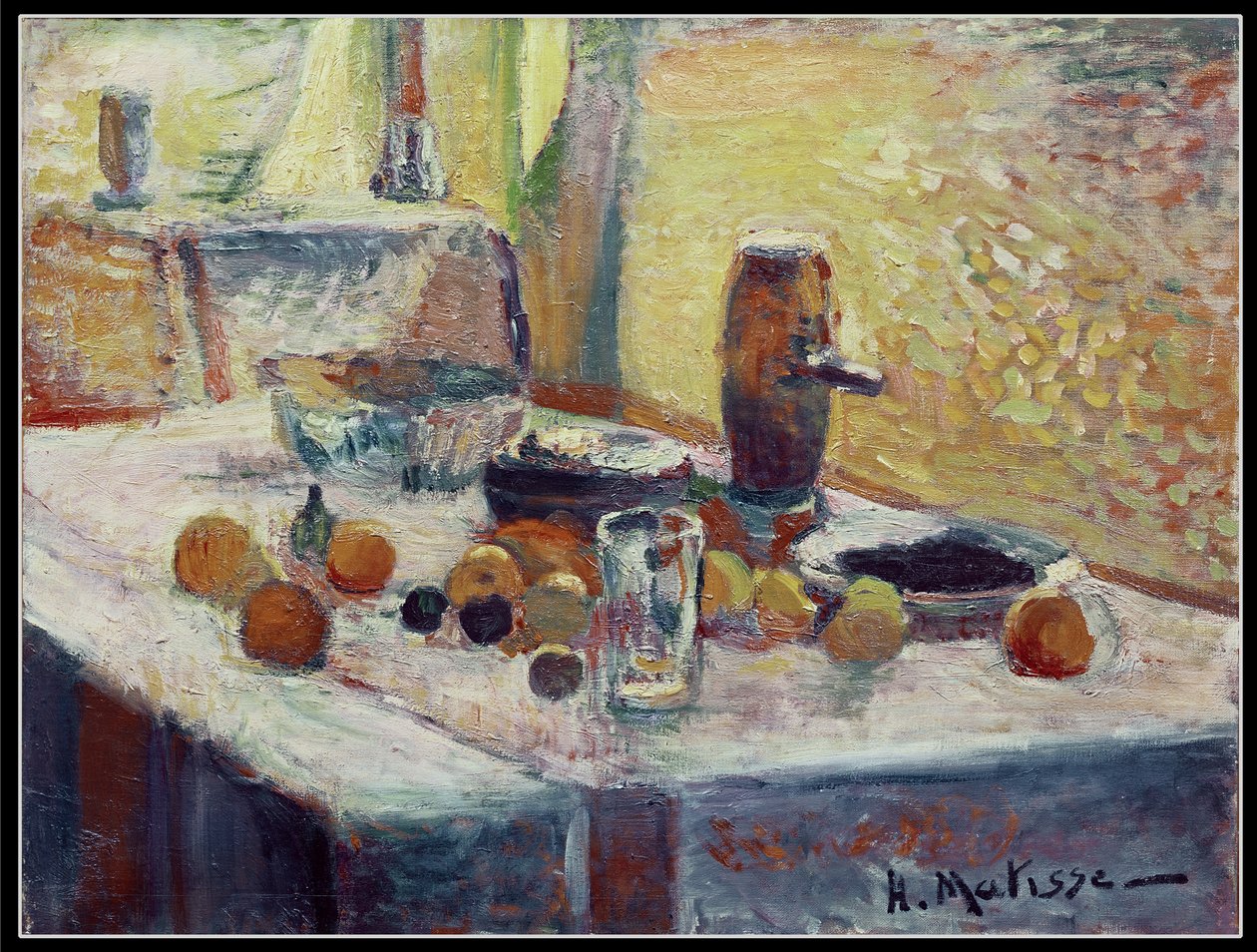 První oranžové zátiší od Henri Matisse