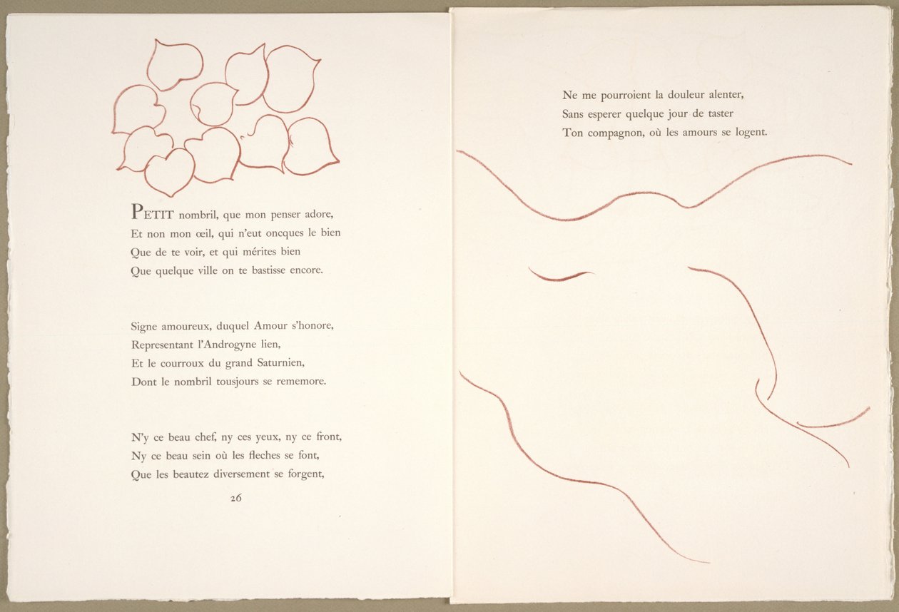 Florilège z Ronsardových Amours, 29. listopadu od Henri Matisse