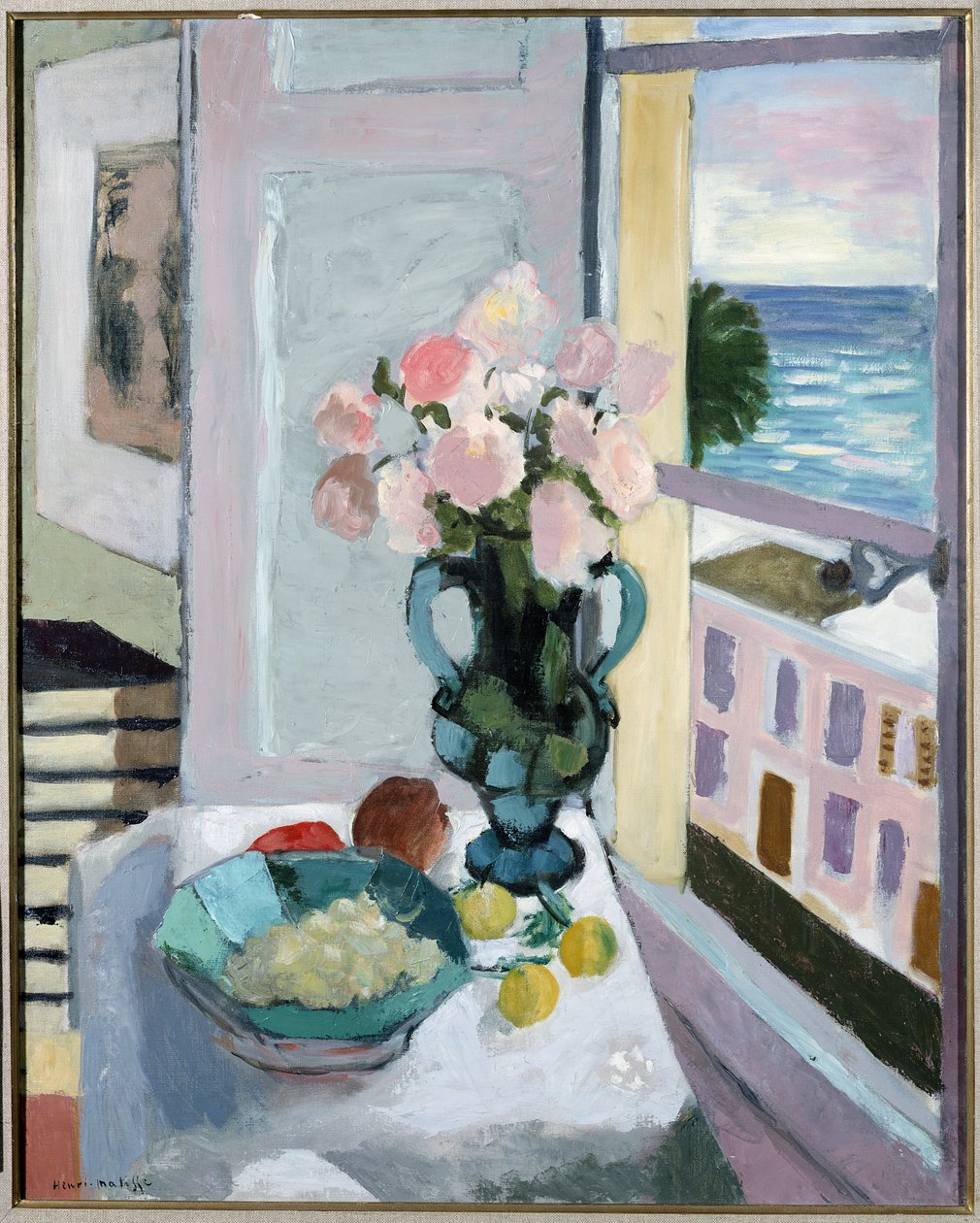 Květiny před oknem od Henri Matisse