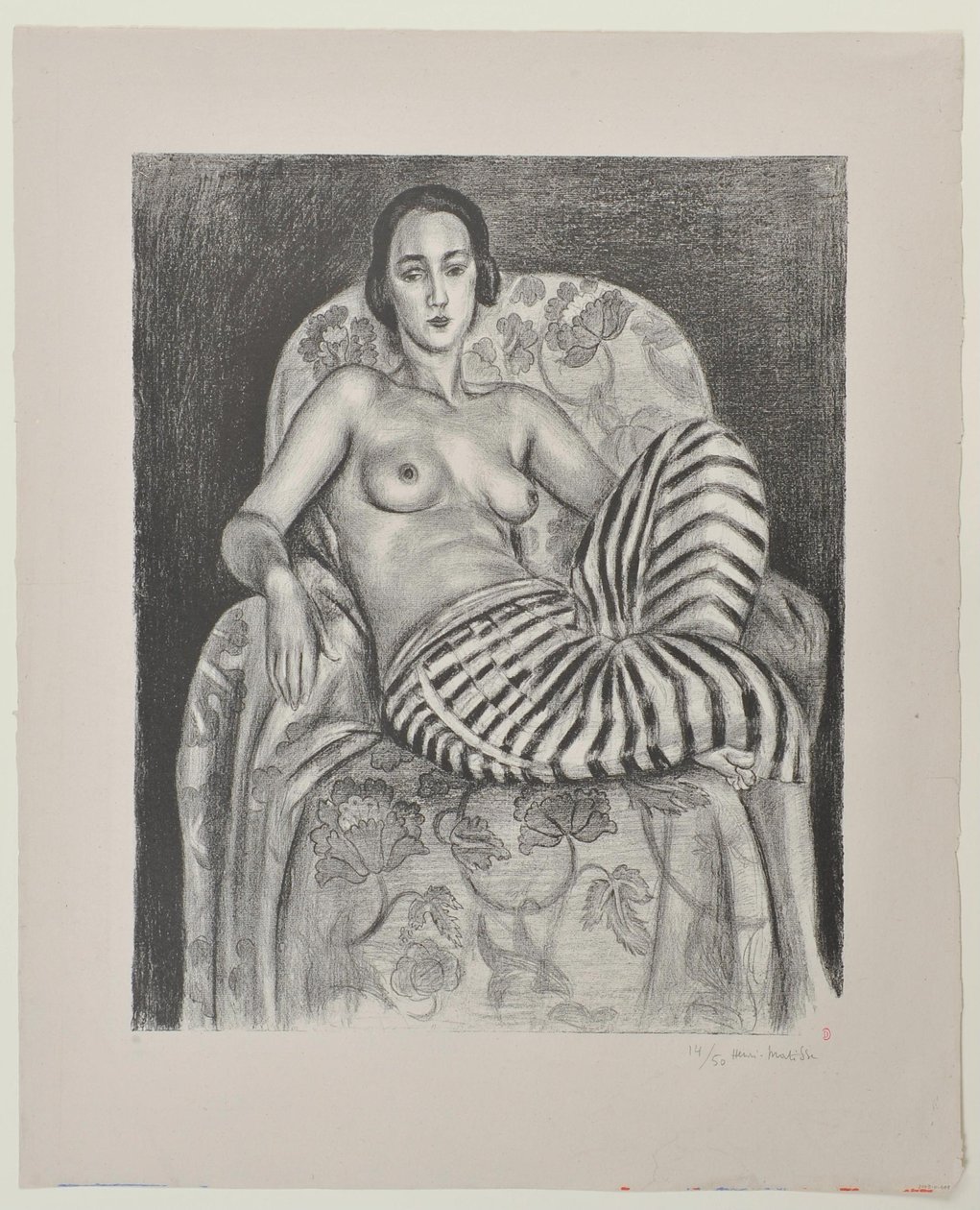 Velká odaliska v kalhotách bayadéry od Henri Matisse