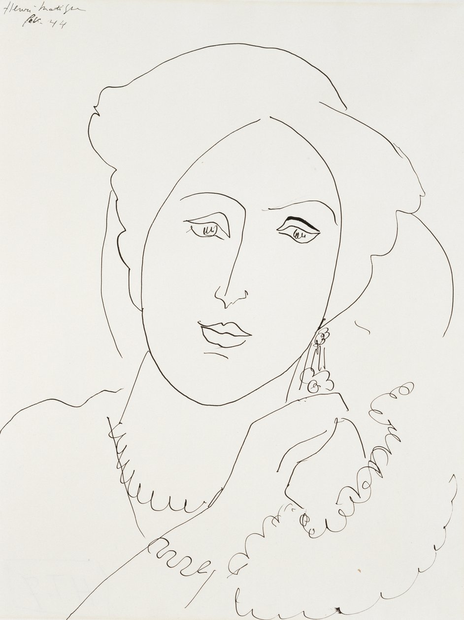 Hlava od Henri Matisse
