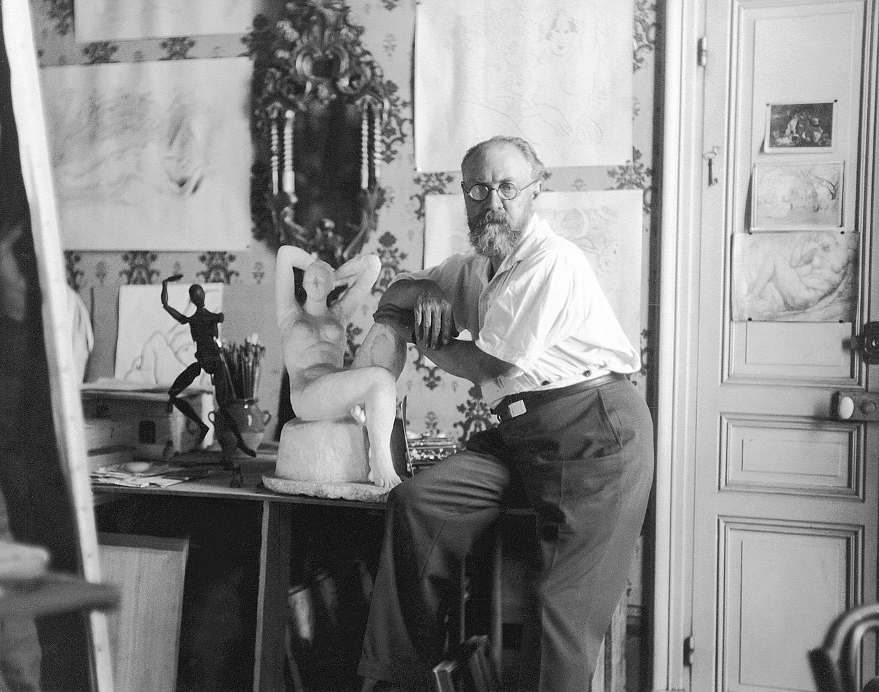 Henri Matisse, malíř (čb fotografie) od Henri Matisse