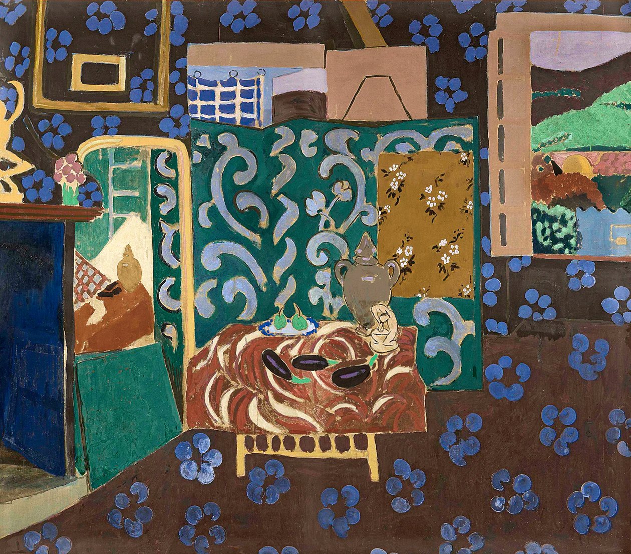 Interiér s lilky od Henri Matisse