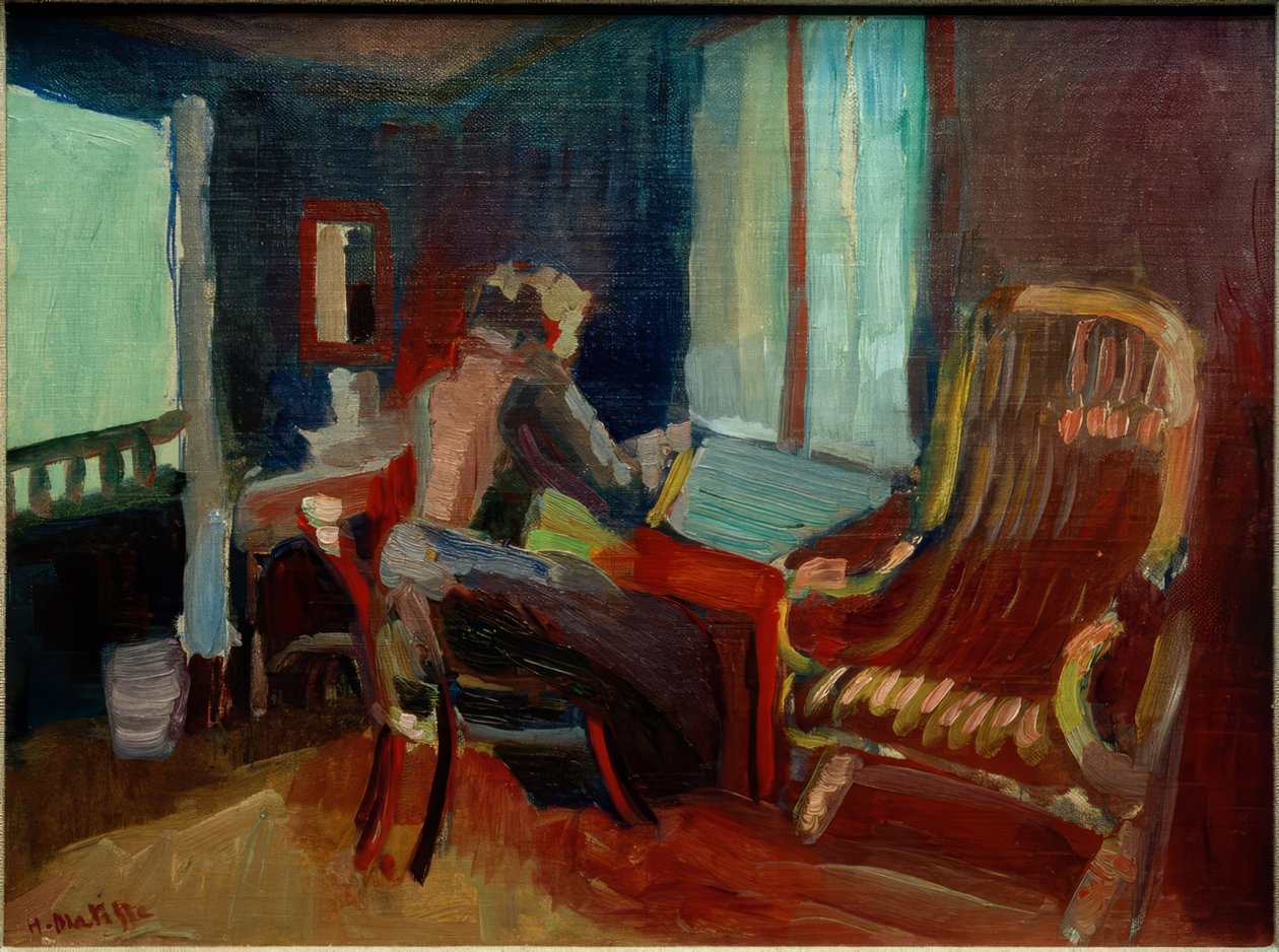 Švýcarský interiér (Jane Matisse) od Henri Matisse