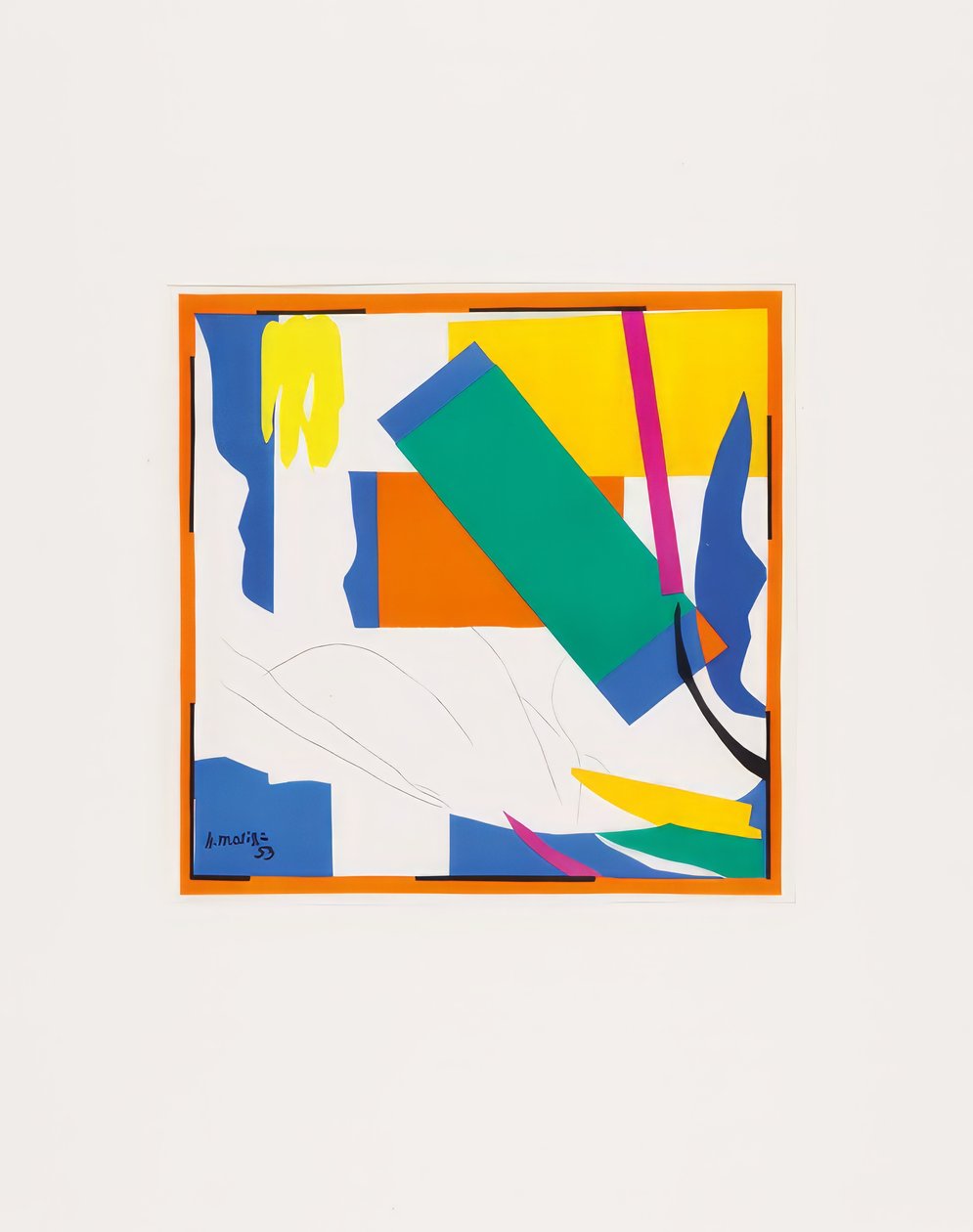 Svazek osmi barevných litografií od Henri Matisse