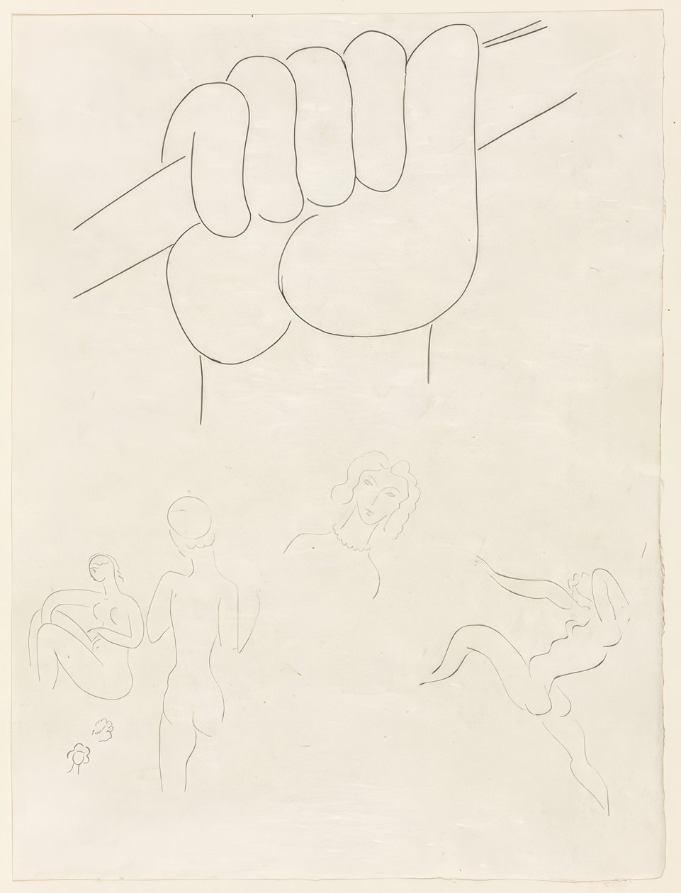 Le Guignon, deska druhá z Mallarméových básní od Henri Matisse