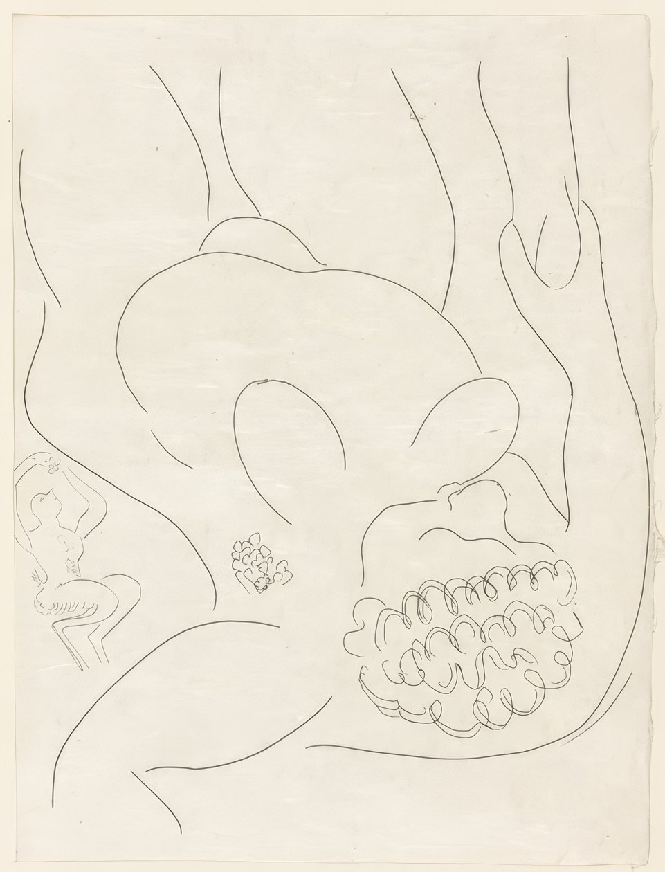 Le Pitre Châtié, čtvrtá deska z Mallarméových básní od Henri Matisse