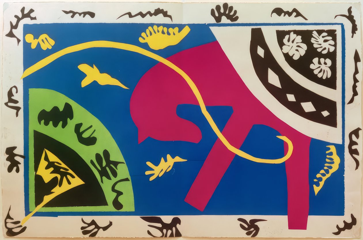 Kůň, jezdec a klaun od Henri Matisse
