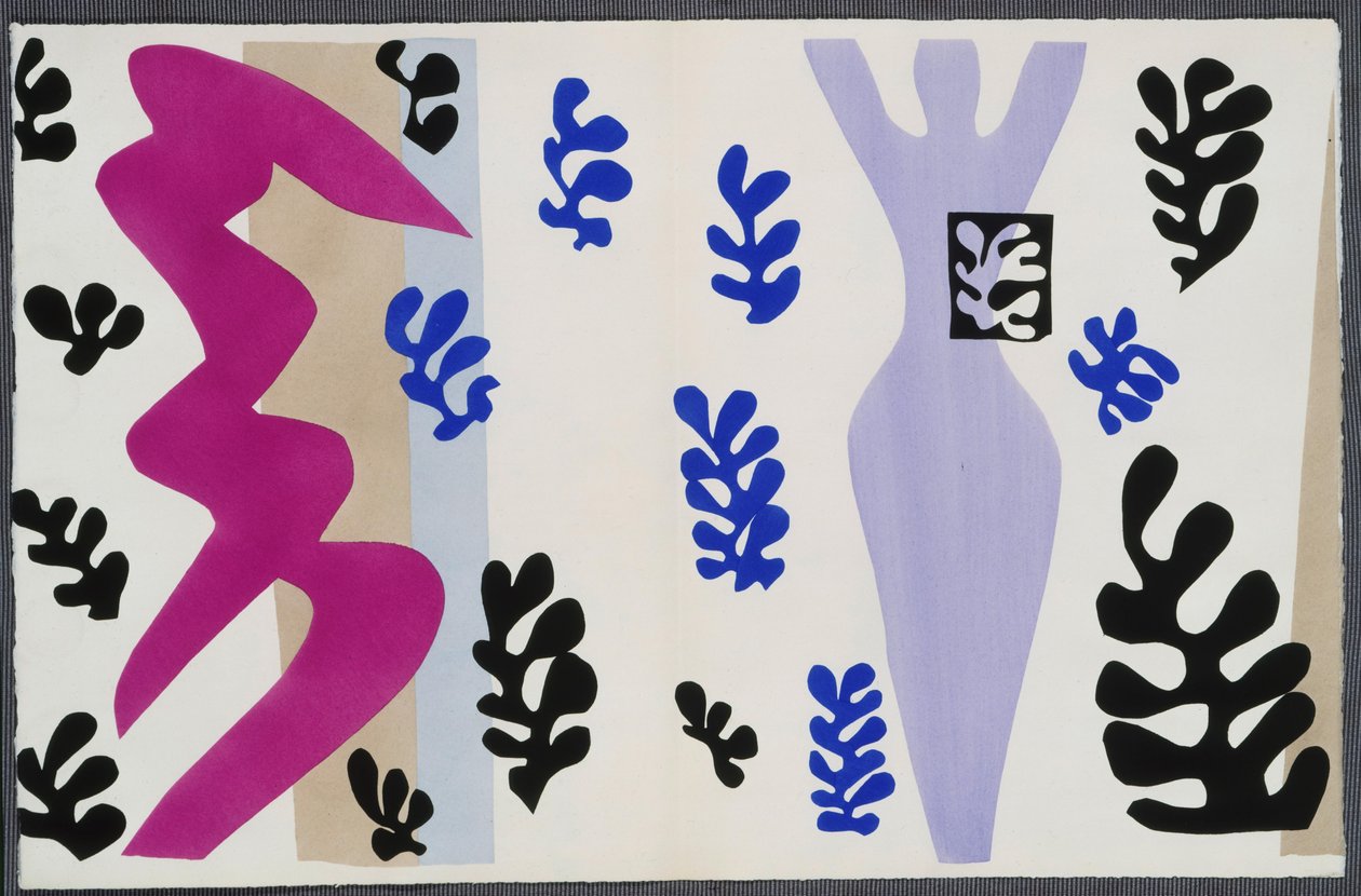 Vrháč nožů. Z díla „Jazz“. Deska XV. S. 106 od Henri Matisse