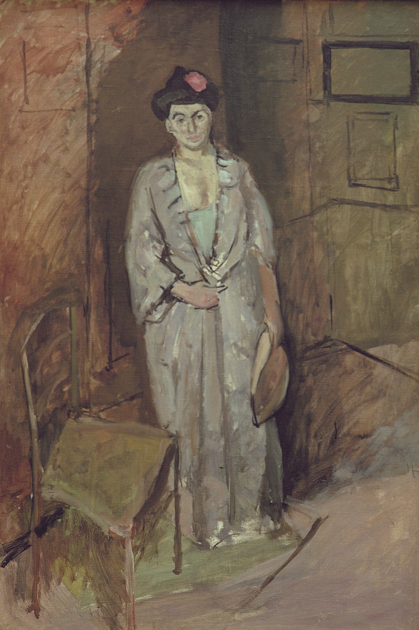 Madame Matisse en Japonaise (Japonka) 1901 (olej na plátně) od Henri Matisse