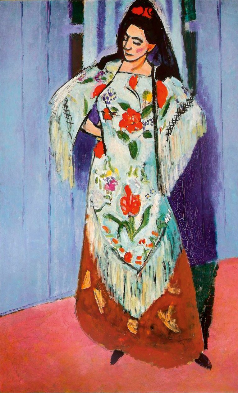 Madame Matisse s manilským šátkem od Henri Matisse
