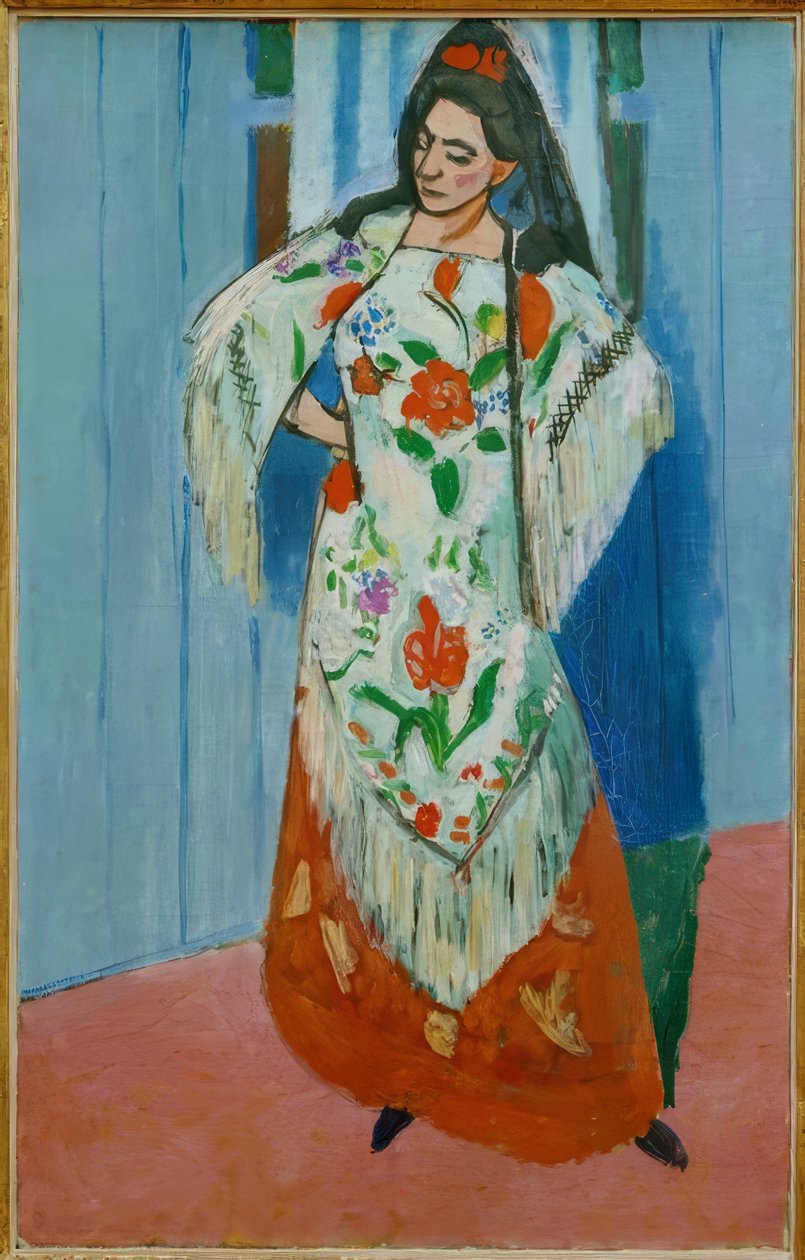 Madame Matisse s manilským šátkem od Henri Matisse