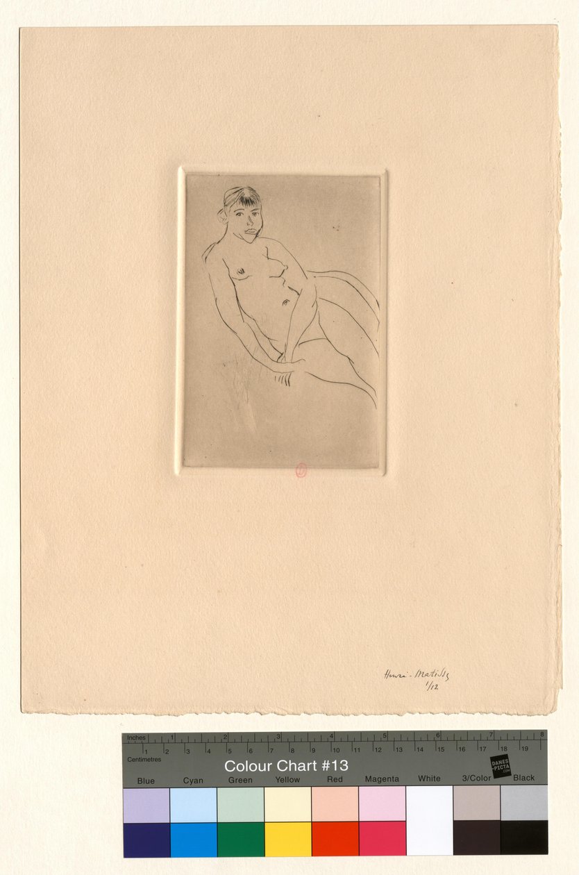 Napůl ležící akt od Henri Matisse