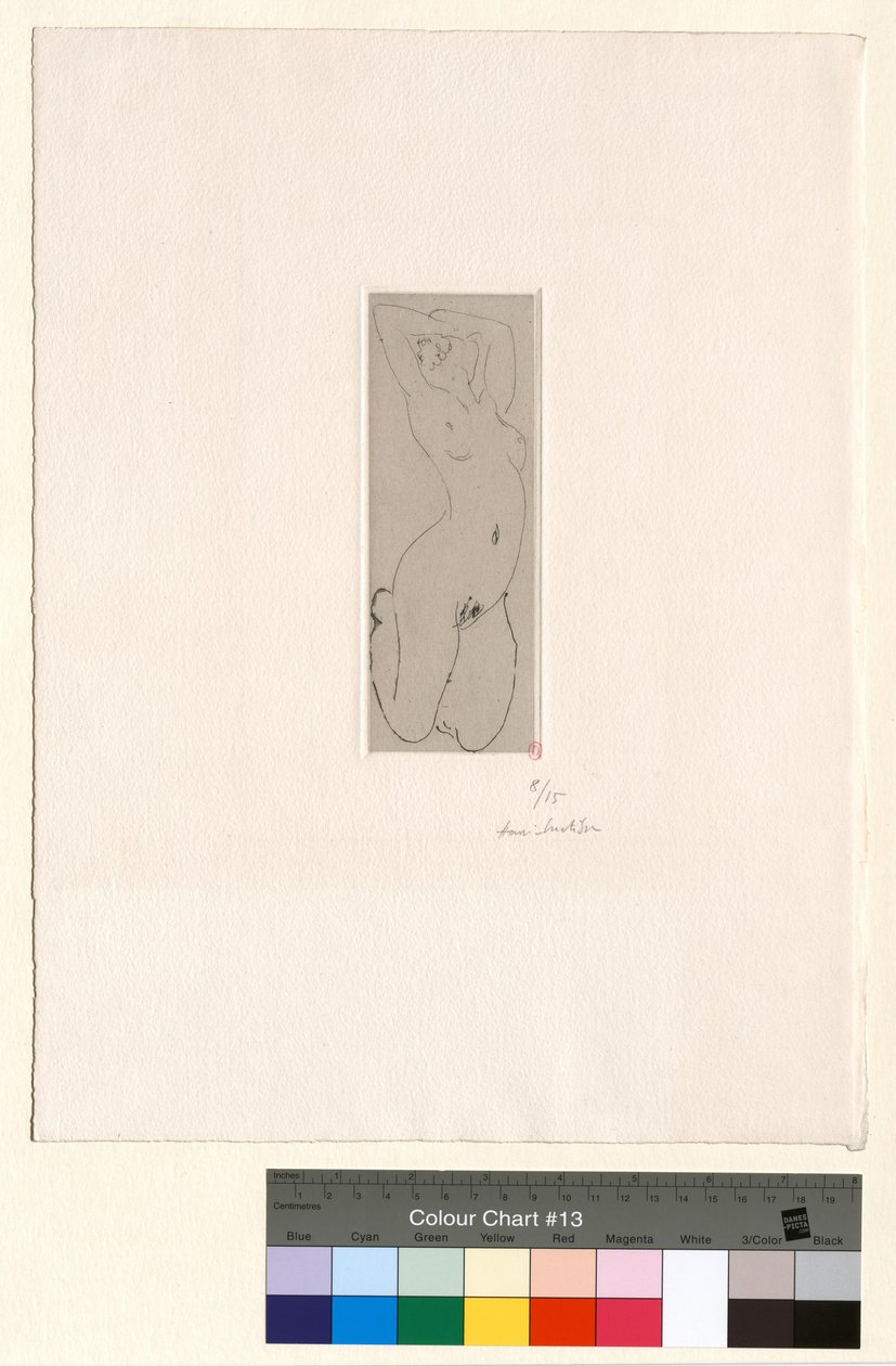 Nahý, klečící a s prohnutými zády od Henri Matisse