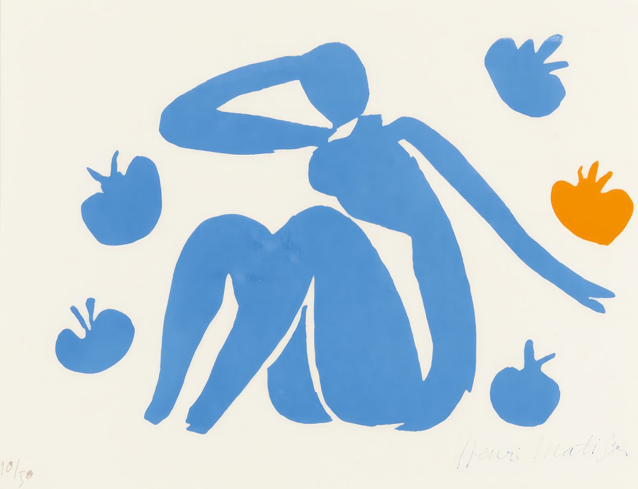 Akt s pomeranči od Henri Matisse