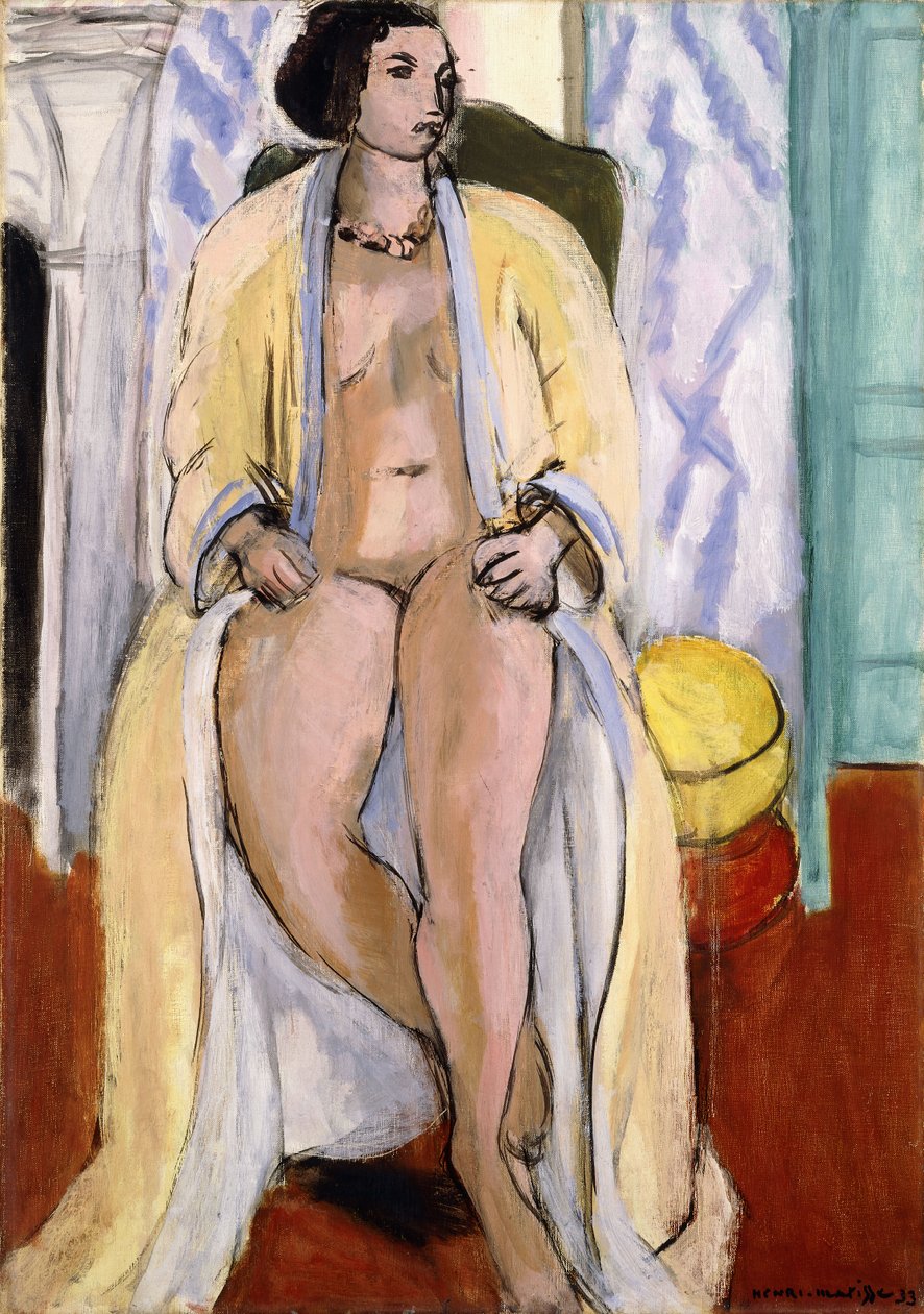 Nahá v županu od Henri Matisse