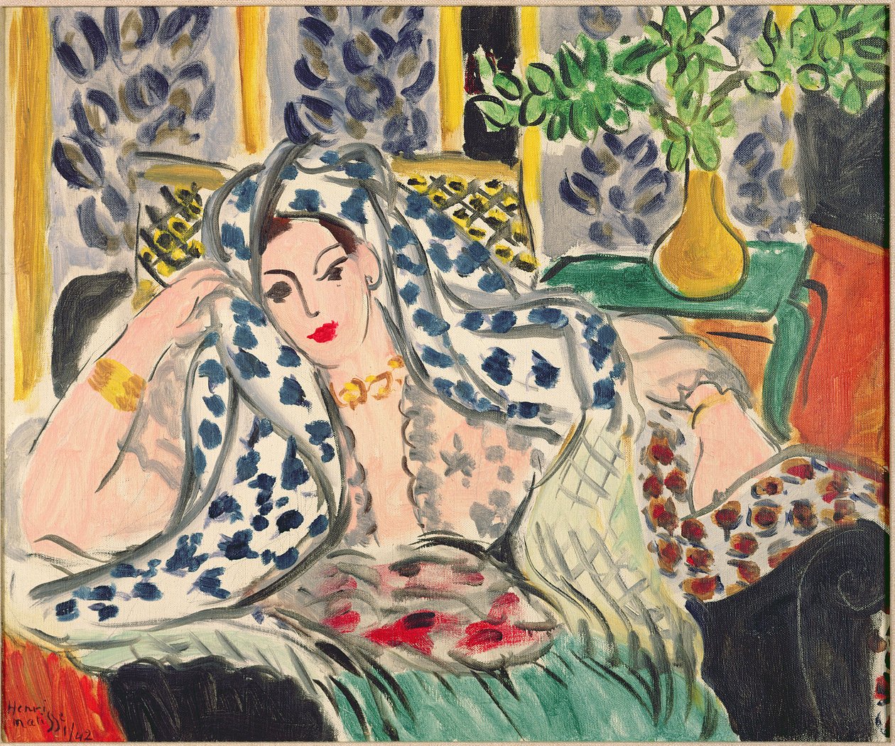 Odalisque ve Fautenuil od Henri Matisse