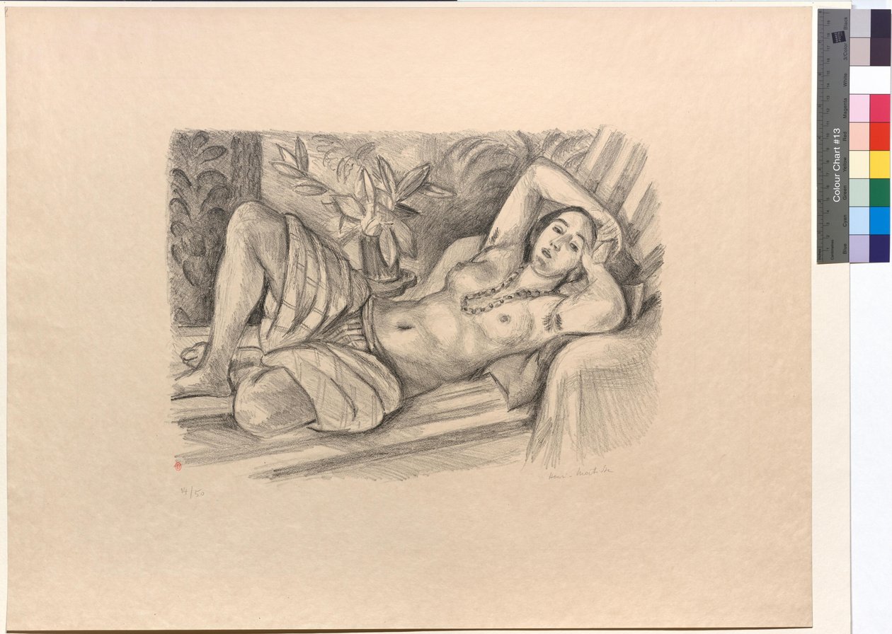 Odaliska s magnólií od Henri Matisse