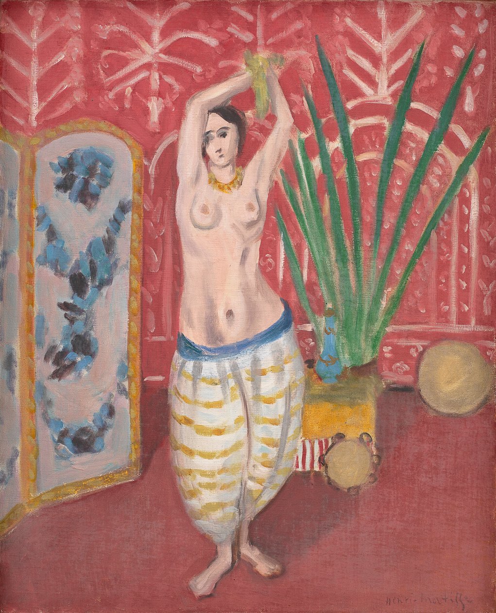 Odaliska s paravánem od Henri Matisse
