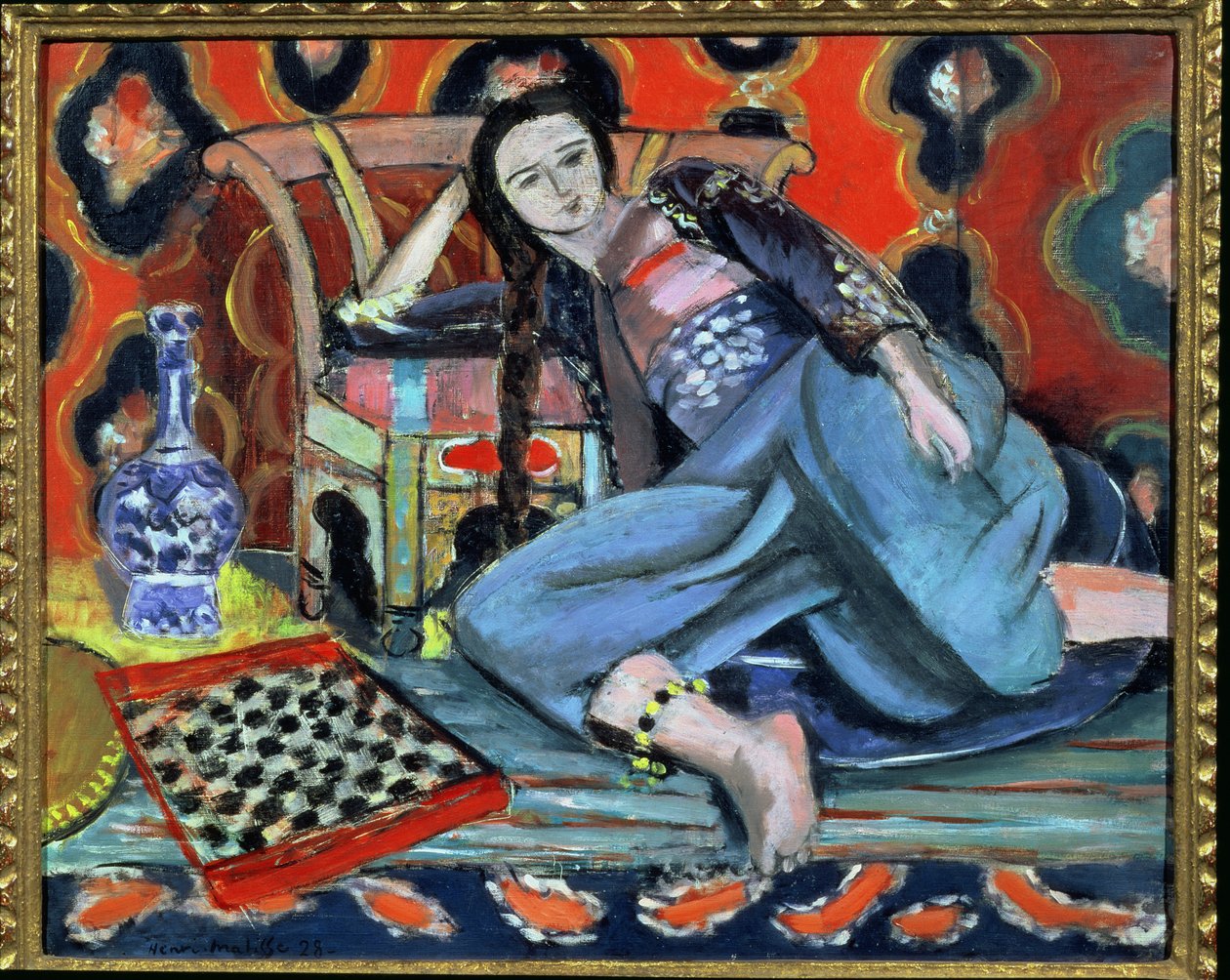 Odaliska s tureckým křeslem od Henri Matisse