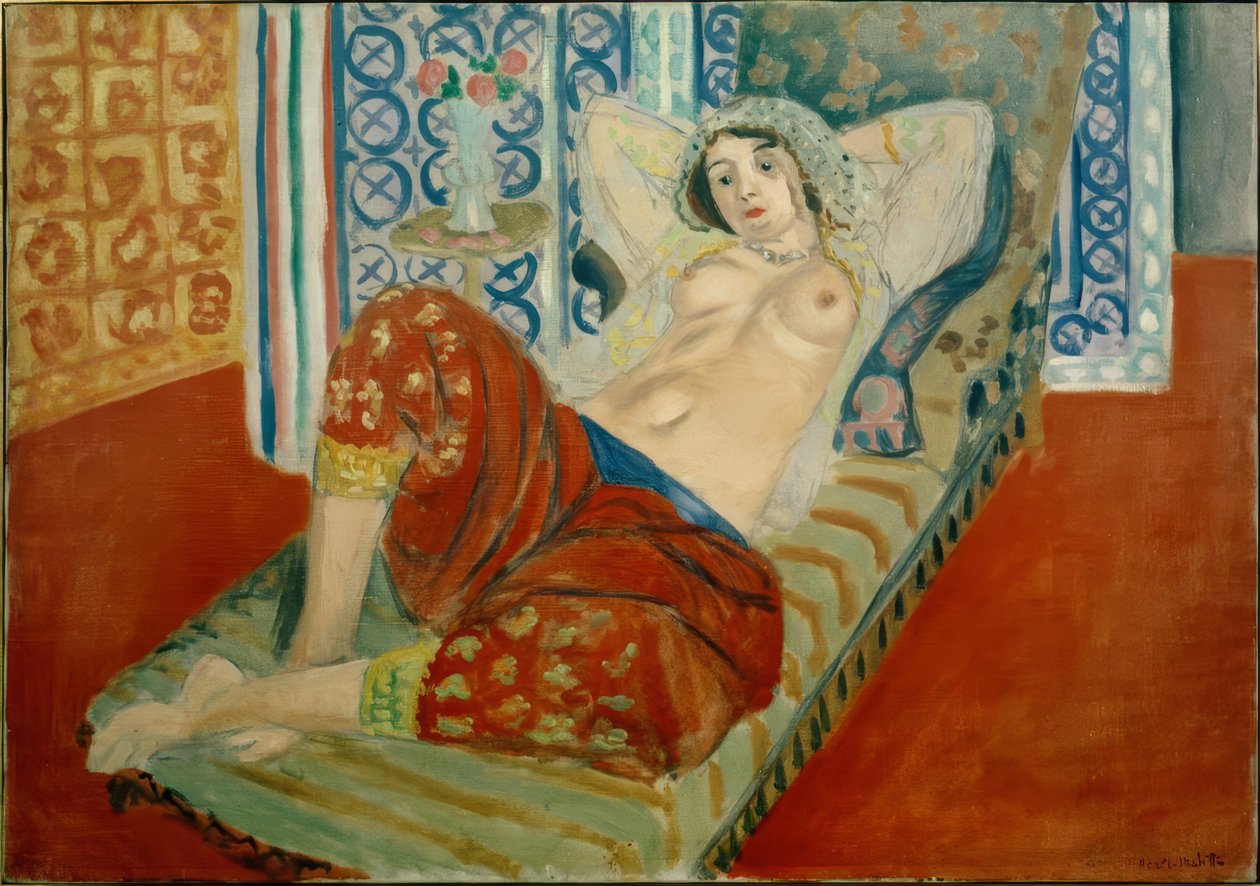 Odaliska s červenými kulichy od Henri Matisse