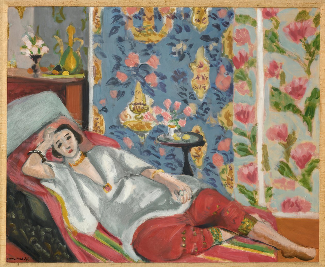 Odaliska s červenými kalhotami od Henri Matisse