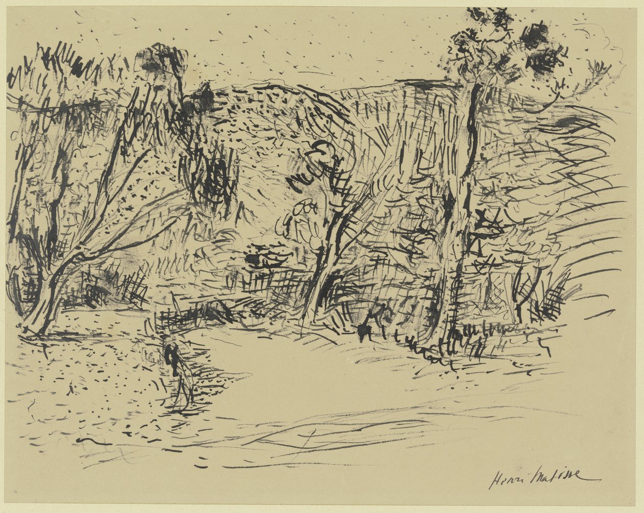 Cesta mezi stromy od Henri Matisse