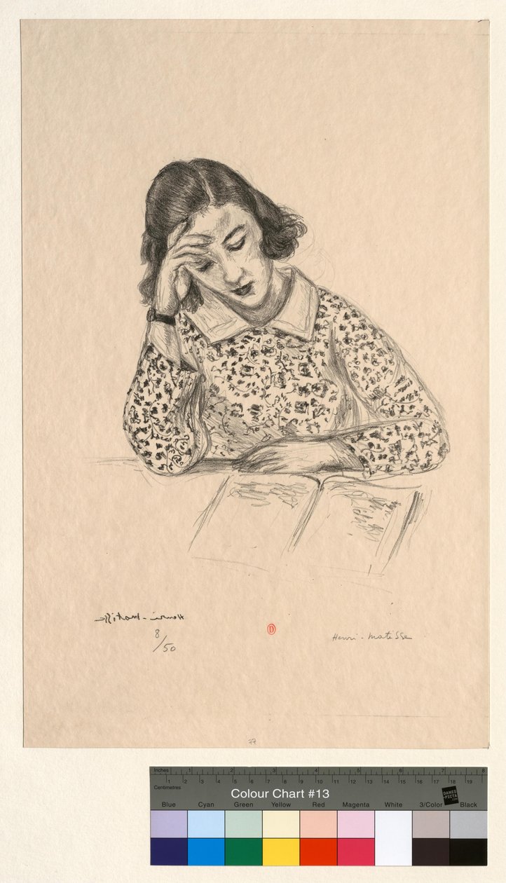 Malá čtenářka od Henri Matisse