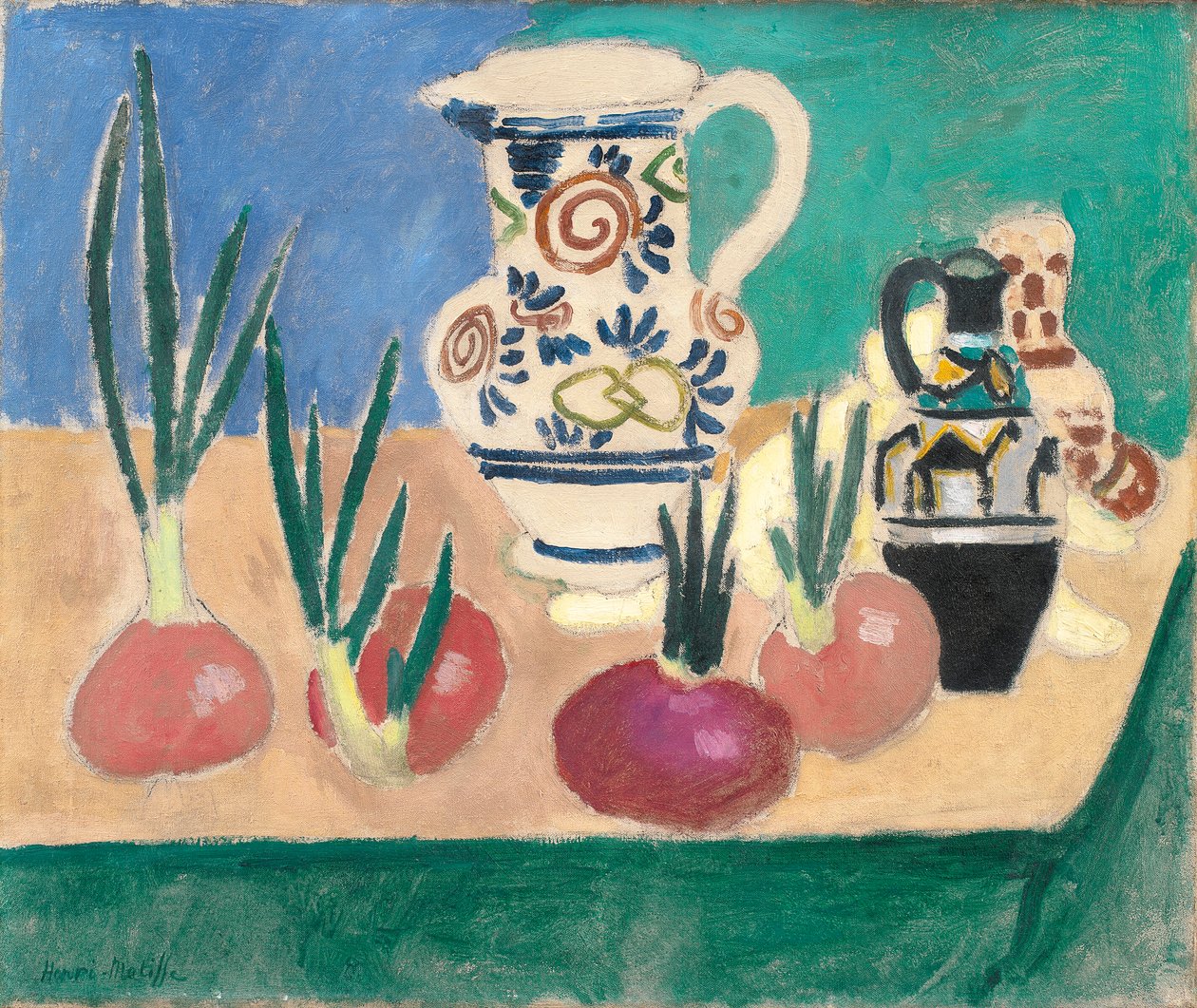Růžové cibule od Henri Matisse