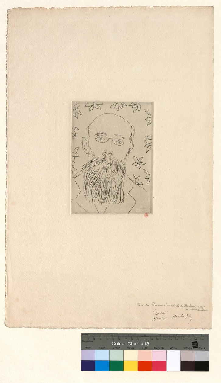 Portrét Bourgeata podobný Vassauxovi od Henri Matisse