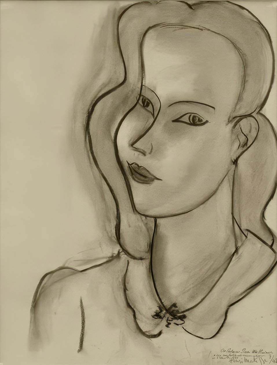 Portrét ženy od Henri Matisse