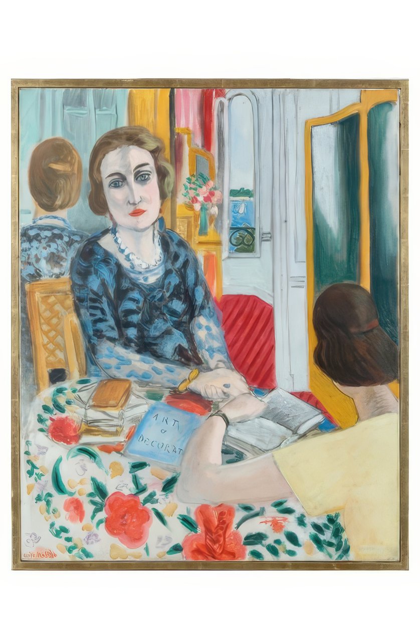 Portrét baronky Gourgaudové, rozené Evy Gebhardtové od Henri Matisse