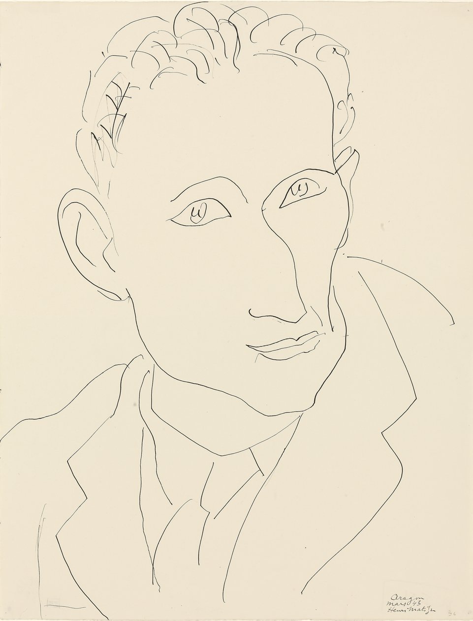 Portrét Ludvíka Aragonského od Henri Matisse