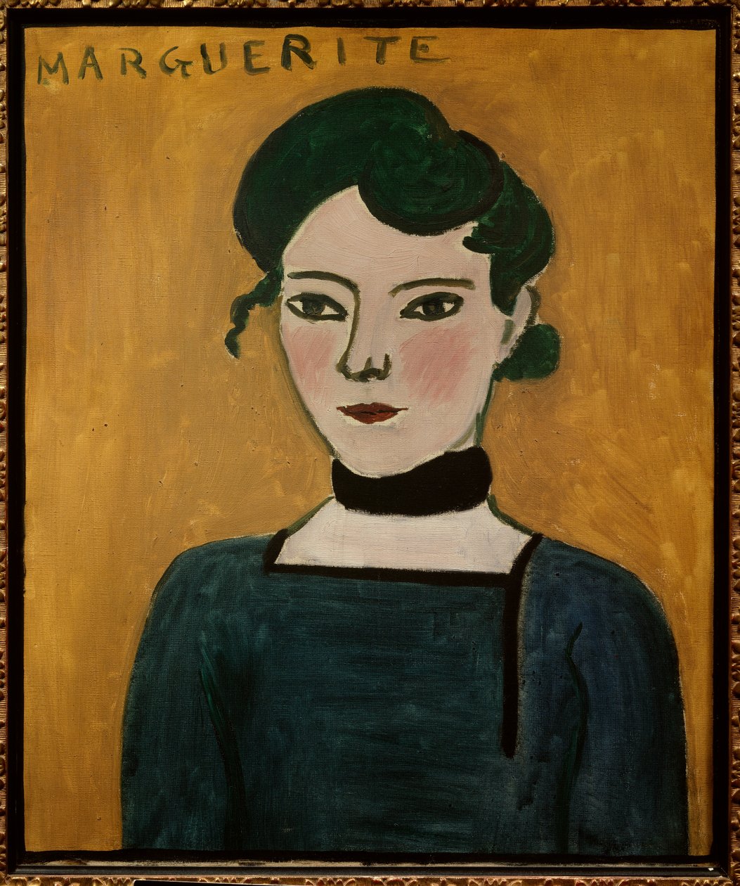 Portrét Marguerite 1907 (olej na plátně) od Henri Matisse